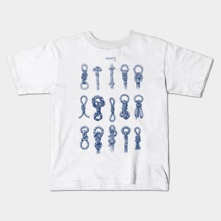 Nautical Sailor Sail Knot Collection Kids T-Shirt